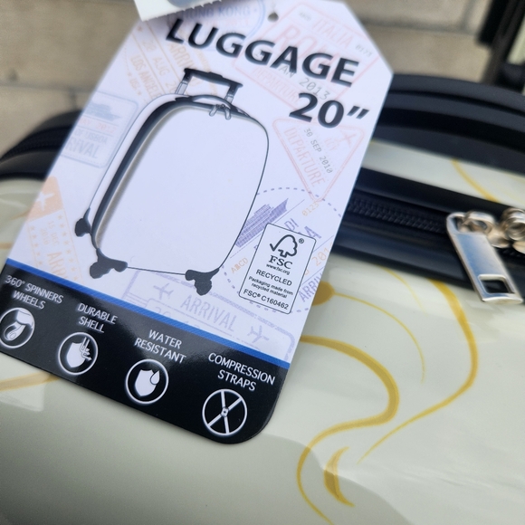 Disney Hard Suitcases Bioworld Limited Edition 100 Years Of Music 20" - Picture 2 of 5